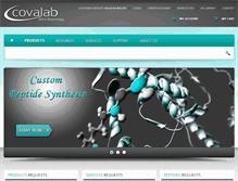 Tablet Screenshot of covalab.com